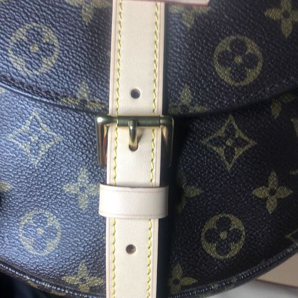 Authentic LOUIS VUITTON Chantilly GM Messenger Bag 871VI COA LV Dust Bag LV Box - Picture 7 of 16